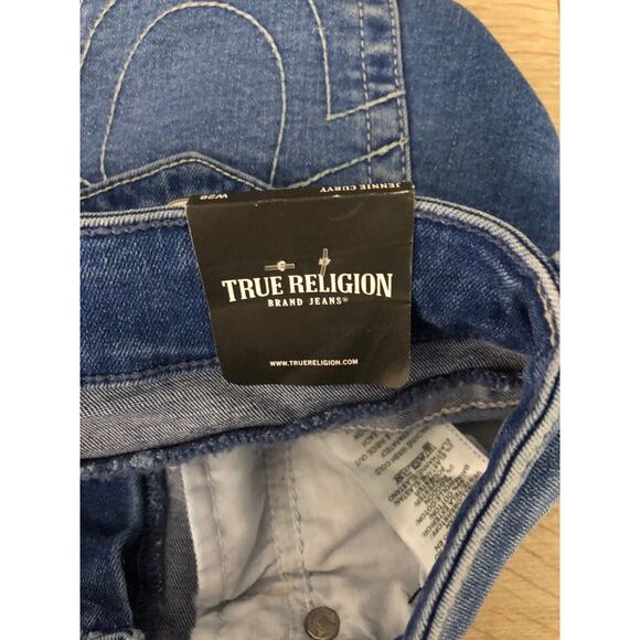True Religion Women's Size 28 Jennie Curvy Mid Rise Capri NEW - Picture 7 of 9